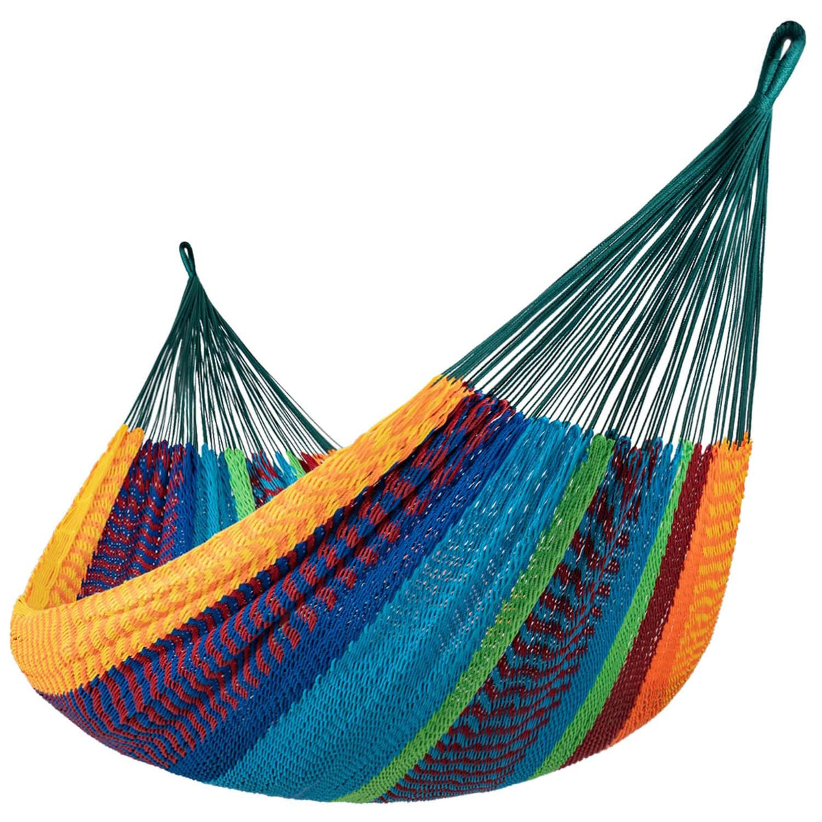 Lazy Daze XL Handwoven Mayan Hammock, 10.5FT Double Camping Hammocks