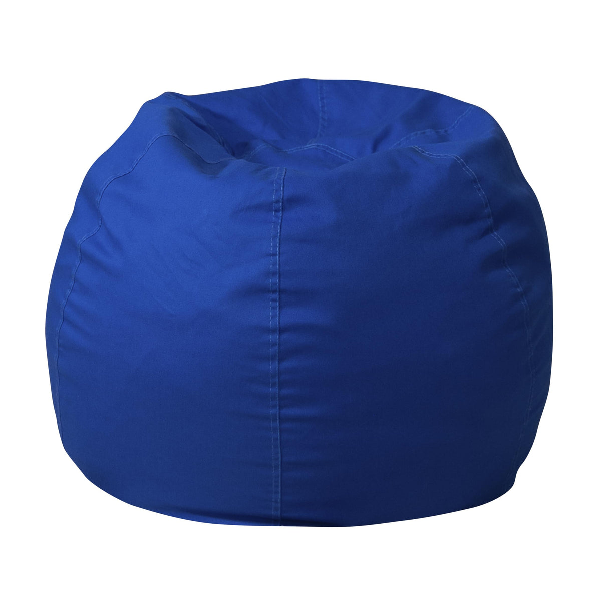 Flash Furniture Faux Sherpa Small Refillable Bean Bag Chair, Natural