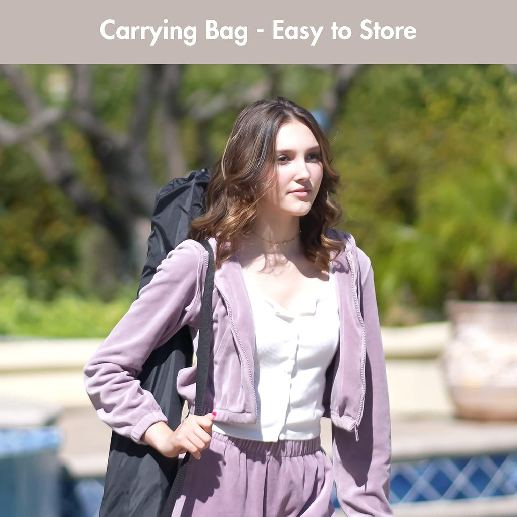 ANOW Double Rope Hammock with Spreader Bars and Carrying Bag, Natural