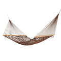 Castaway Living 13 ft. Double Traditional Hand Woven Cotton Rope Hammock – 2-Person, 450 lb Capacity, Free Extension Chains & Tree Hooks, Designed in the USA