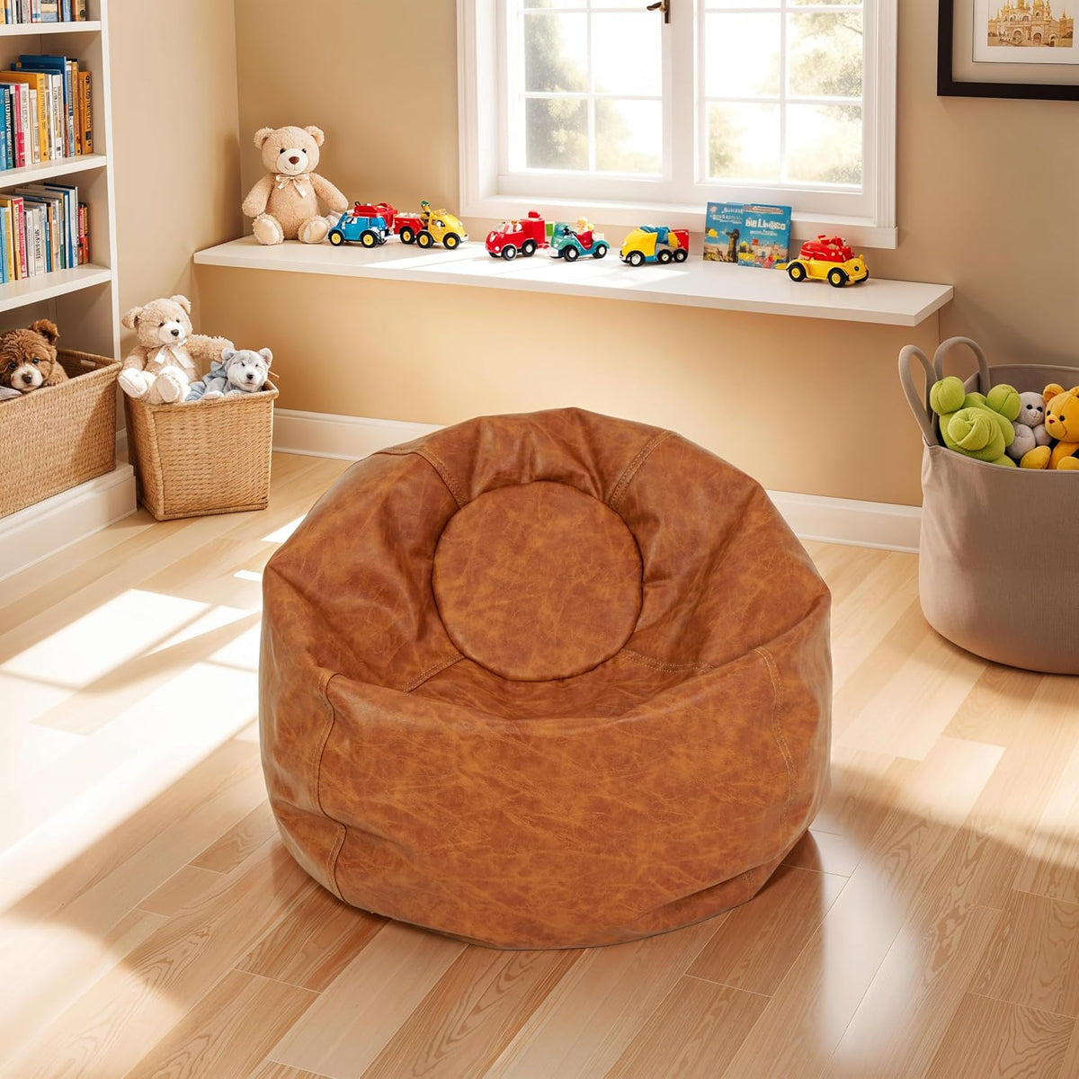 FDP SoftScape Rustic Classic 22" Toddler Bean Bag - Hazelnut, 10476-322