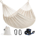 SUNCREAT Hammocks Backyard Rope Hammock, Brown