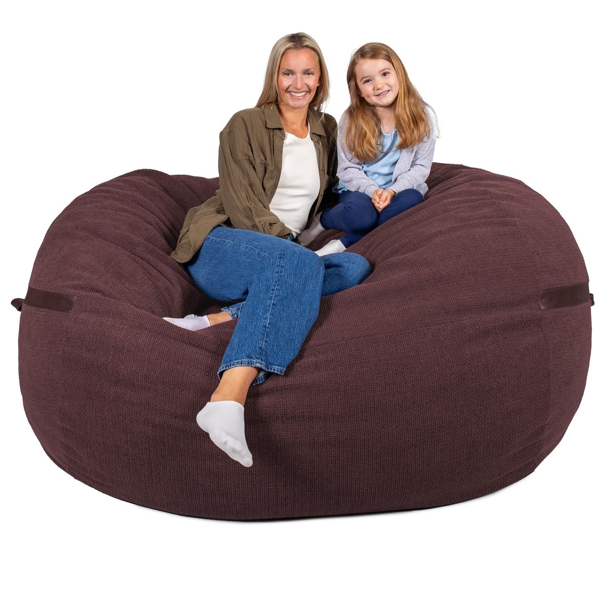 Big Joe Turnabout 3-in-1 Convertible Kids Bean Bag Chair, Midnight Blue