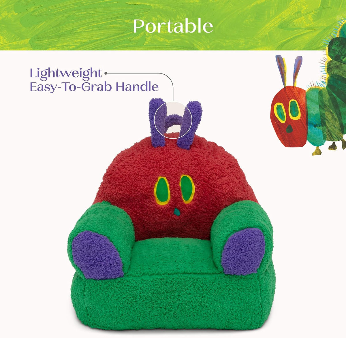 Delta Children – World of Eric Carle, The Very Hungry Caterpillar Cozee Buddy Chair