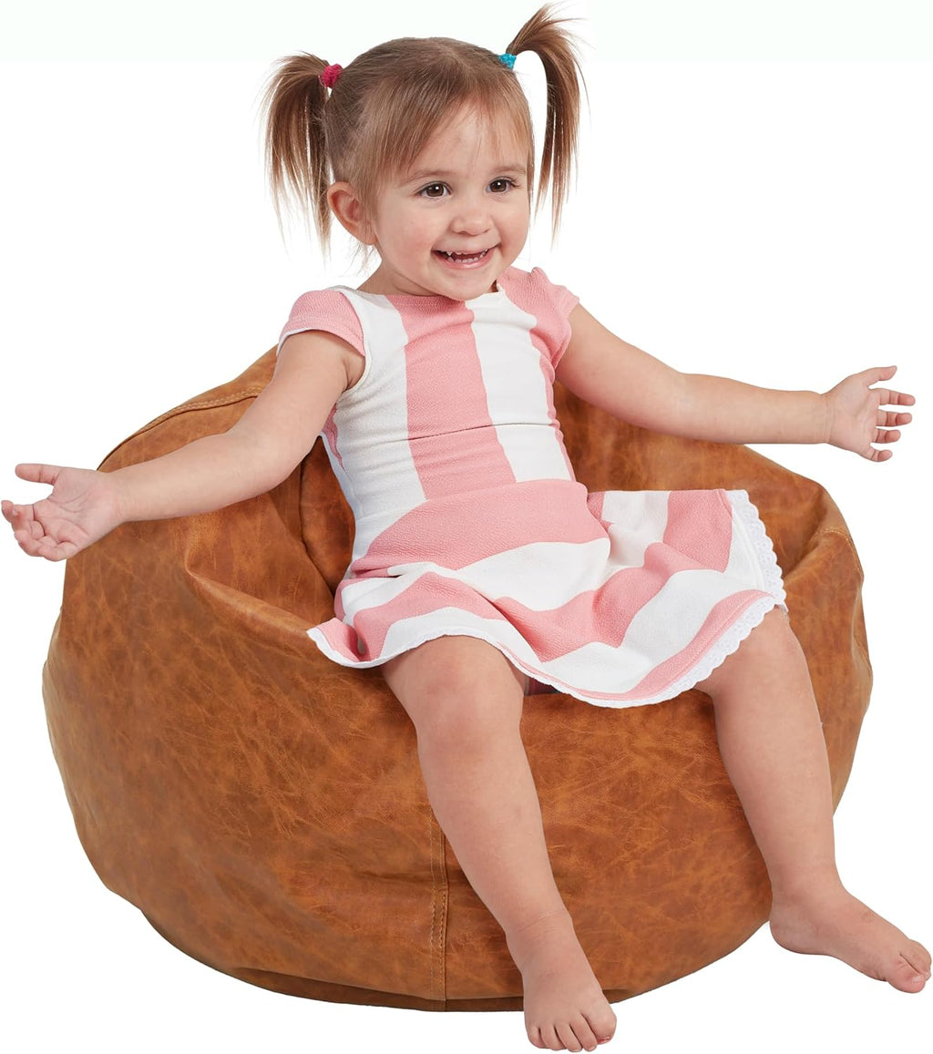 FDP SoftScape Rustic Classic 22" Toddler Bean Bag - Hazelnut, 10476-322