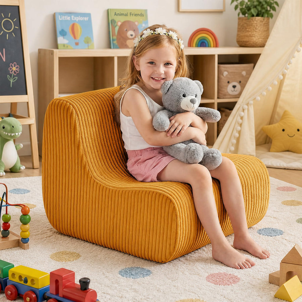 DAICO Kids Bean Bag Chair, Comfy Bean Bag Sofa for Gaming & Reading