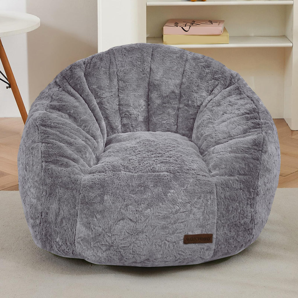 MAXYOYO Bean Bag Chair for Kids, Shell Shaped Bean Bag Sofa Floor Sofa