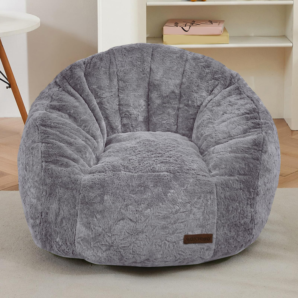 MAXYOYO Bean Bag Chair for Kids, Shell Shaped Bean Bag Sofa Floor Sofa