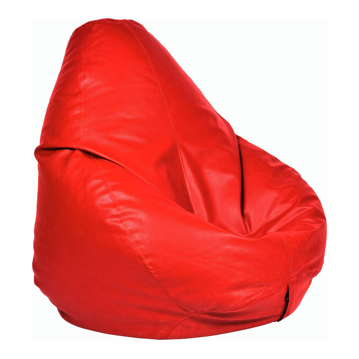 Ample Decor Bean Bag Cover (Filler Not Included), Plush Toys Storage Soft Leatherette, Durable Construction Sturdy Zipper, Ideal for Children and Teenagers - Yellow