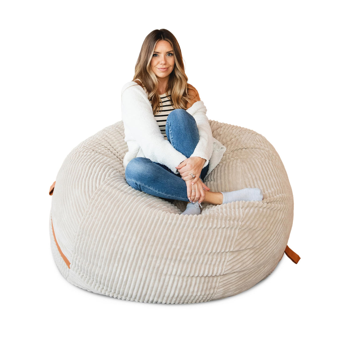 Big Joe Turnabout 3-in-1 Convertible Kids Bean Bag Chair, Midnight Blue
