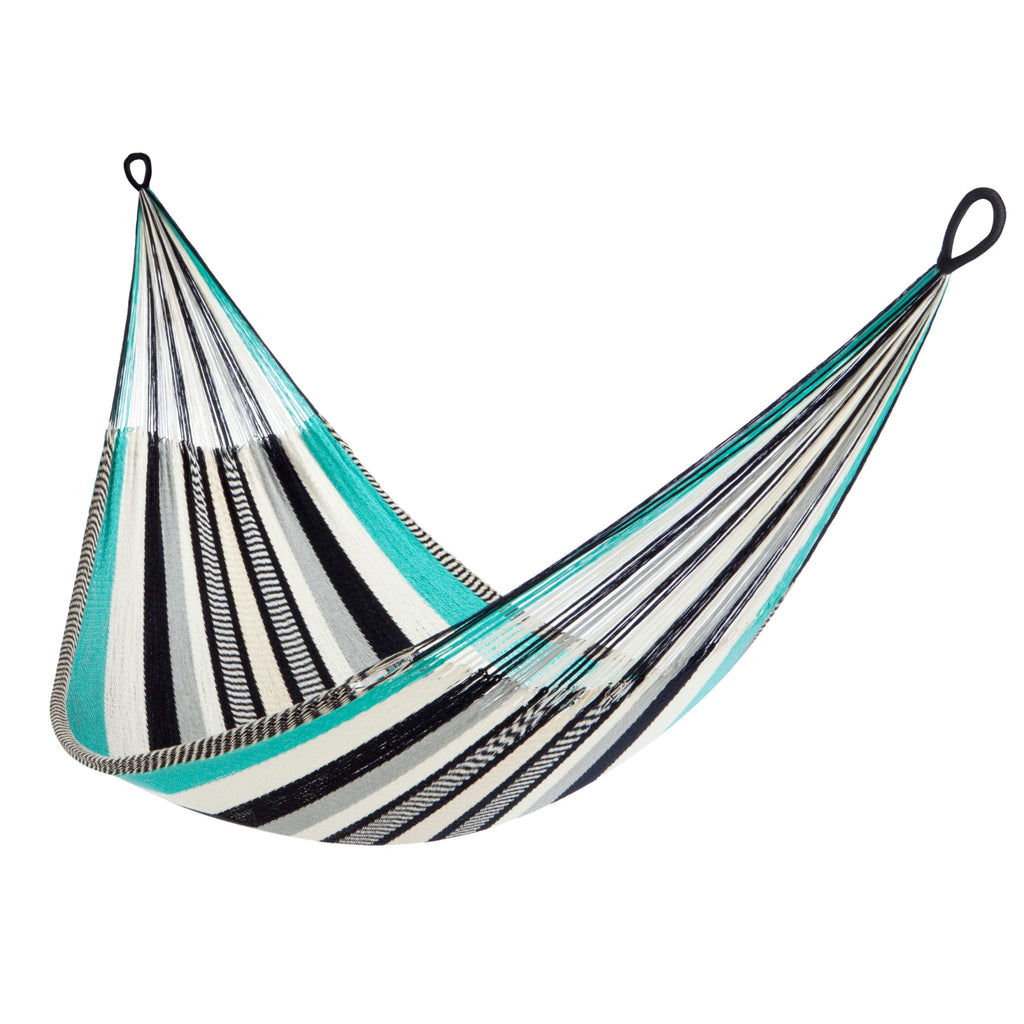 Handwoven Hammock by Yellow Leaf Hammocks - Double Size, Fits 1-2 PPL, 400lb max - Weathersafe, Super Strong, Easy to Hang, Ultra Soft, Artisan Made - Color: Red - Orange