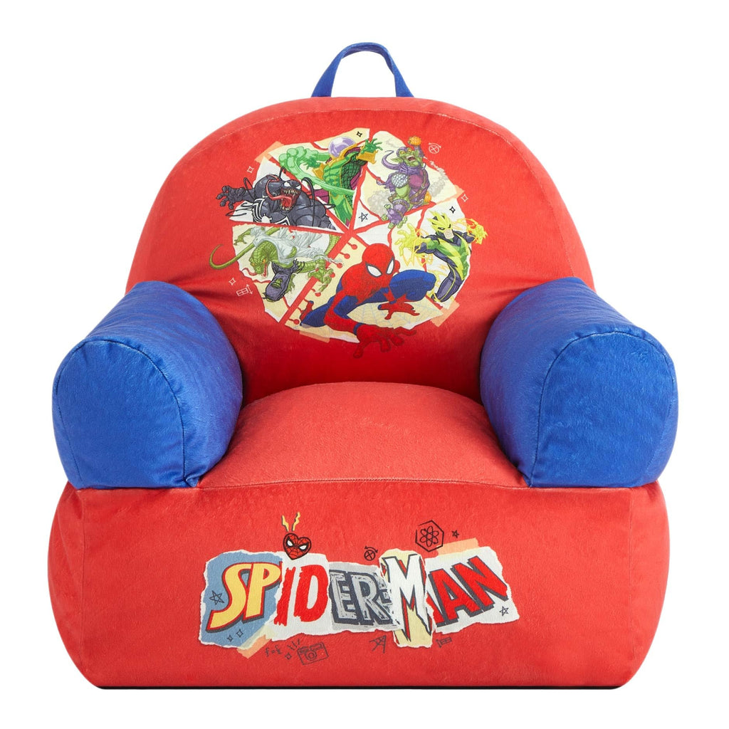 Disney Winnie the Pooh Kids Sofa Bean Bag Armchair, Soft Plush Lounge Chair for Bedroom or Playroom
