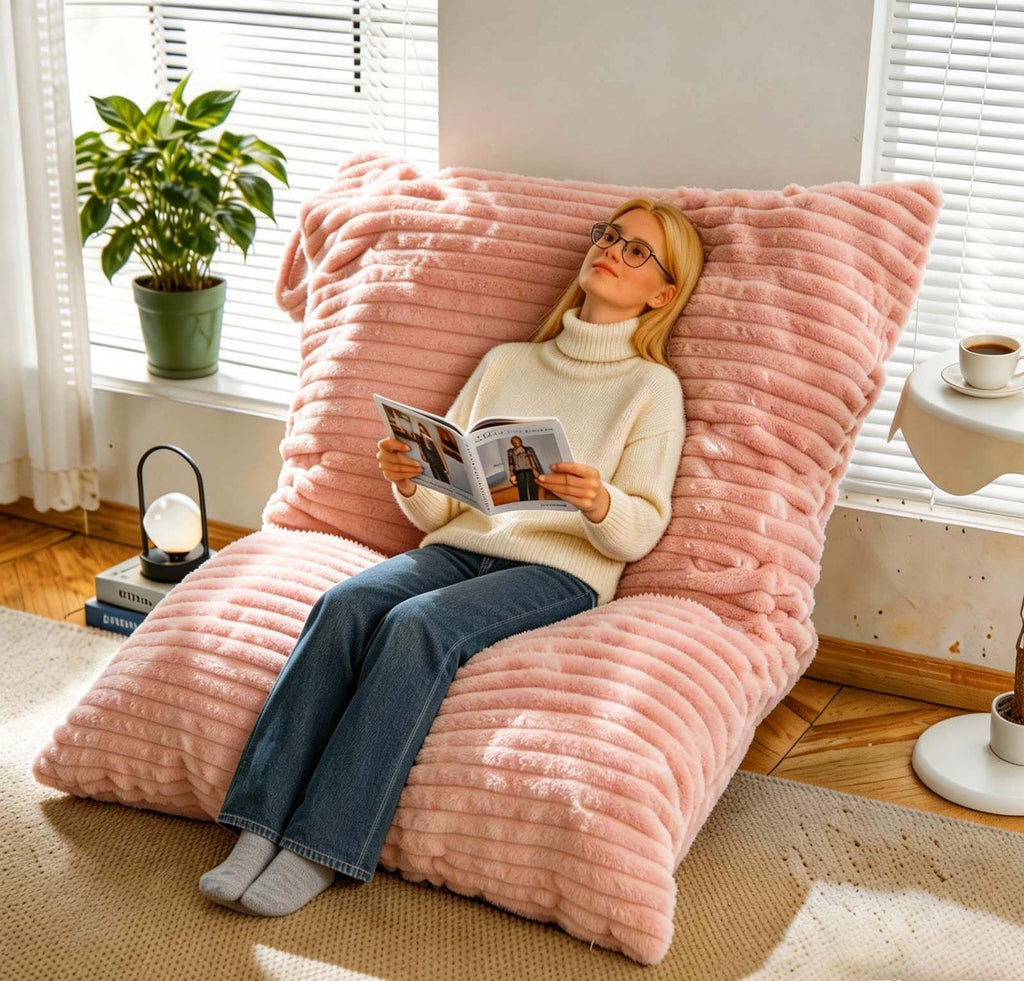 Stuffed Animal Storage Bean Bag Chair Cover (No Filler) Washable