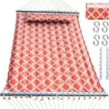 Quilted Double Hammock, Non-Fading Fabric, 600‑LBS Capacity