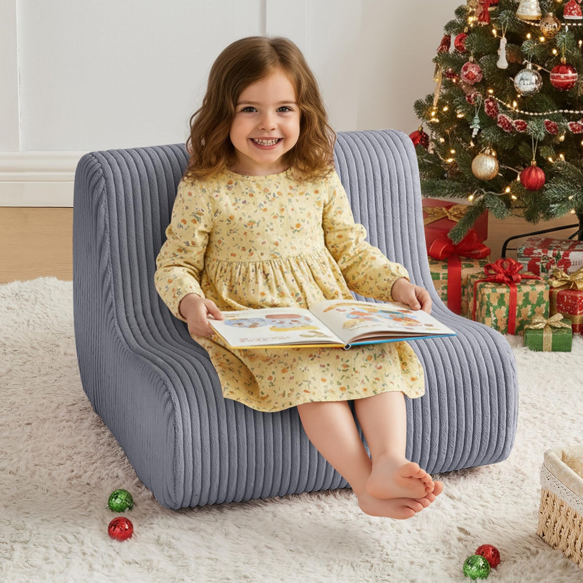 DAICO Kids Bean Bag Chair, Comfy Bean Bag Sofa for Gaming & Reading