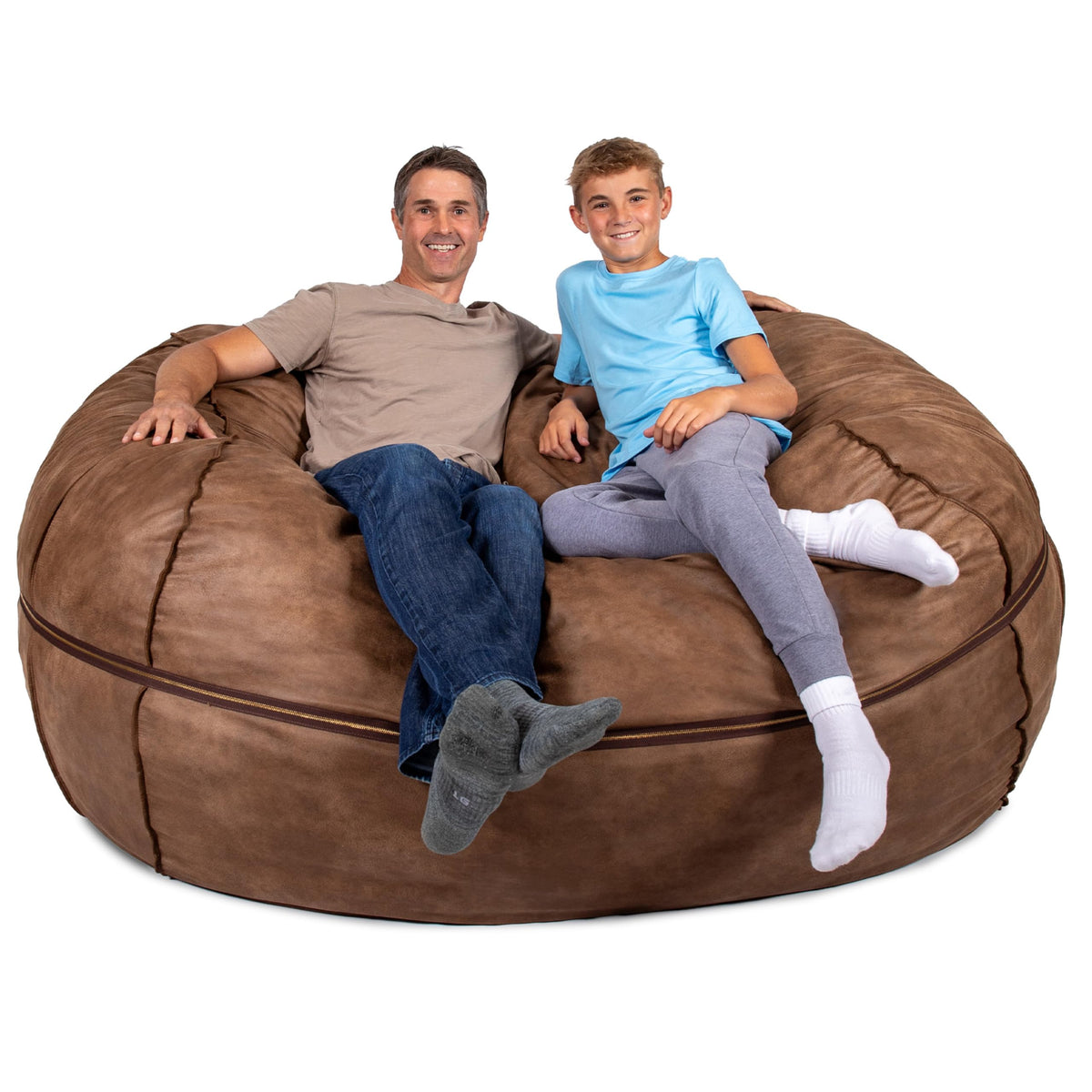 Big Joe Turnabout 3-in-1 Convertible Kids Bean Bag Chair, Midnight Blue