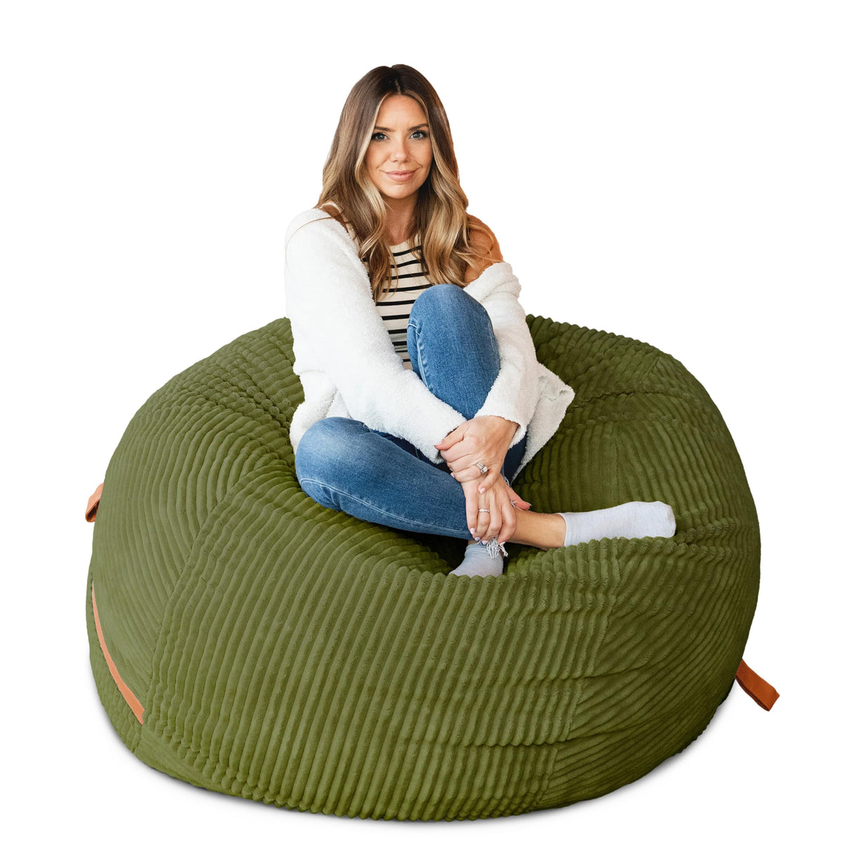 Big Joe Turnabout 3-in-1 Convertible Kids Bean Bag Chair, Midnight Blue