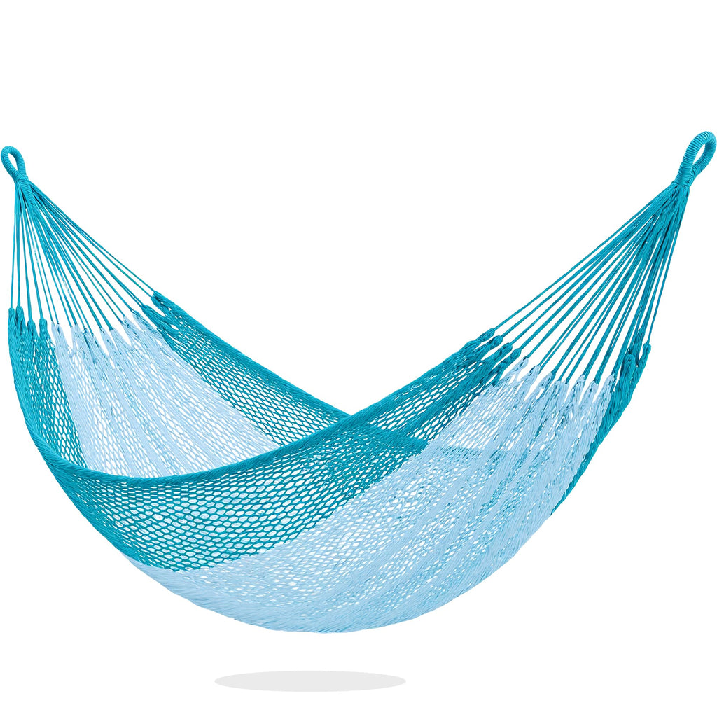 PNAEUT Handwoven Rope Mayan Hammock for Outside, 600 lbs Capacity