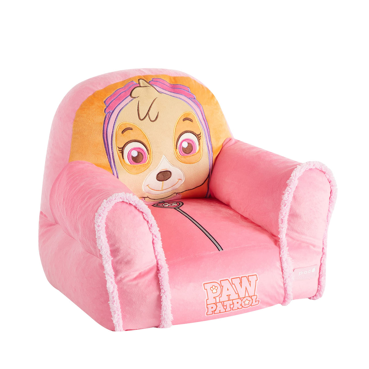 Disney Stitch Figural Bean Bag Sofa Chair with Armrests, Soft & Comfortable Kids Lounge Chair for Bedroom & Playroom, Ages 3+