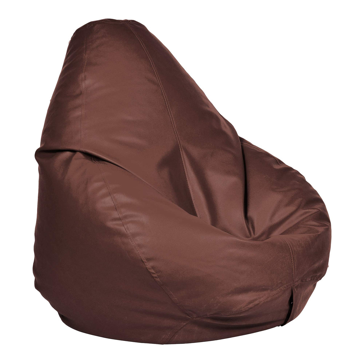 Ample Decor Bean Bag Cover (Filler Not Included), Plush Toys Storage Soft Leatherette, Durable Construction Sturdy Zipper, Ideal for Children and Teenagers - Yellow