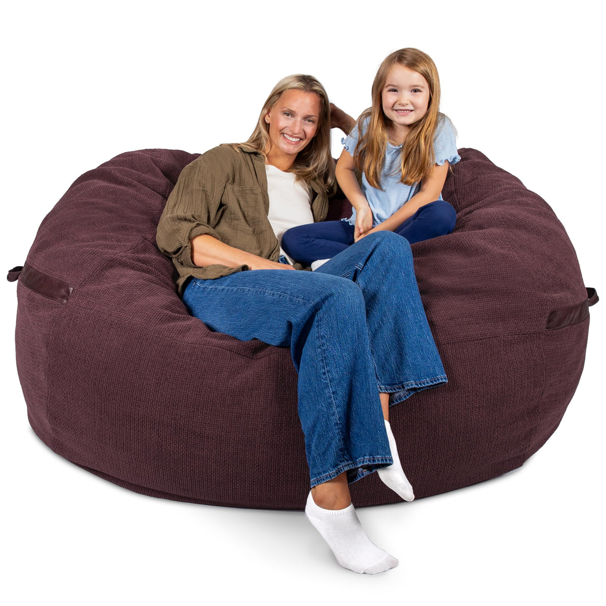 Big Joe Turnabout 3-in-1 Convertible Kids Bean Bag Chair, Midnight Blue