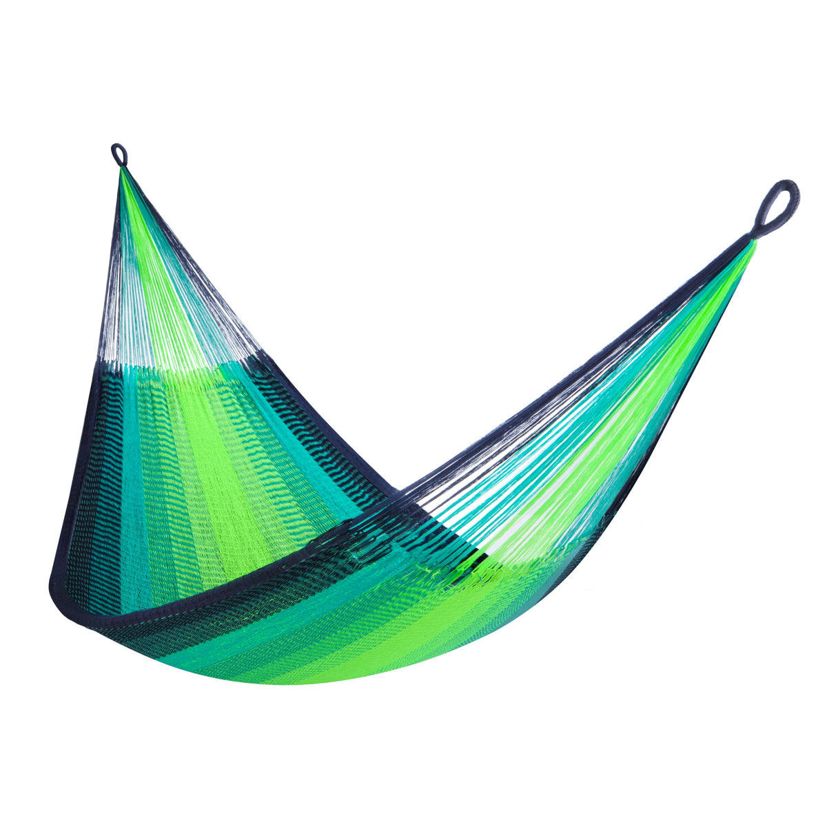 Handwoven Hammock by Yellow Leaf Hammocks - Double Size, Fits 1-2 PPL, 400lb max - Weathersafe, Super Strong, Easy to Hang, Ultra Soft, Artisan Made - Color: Grey