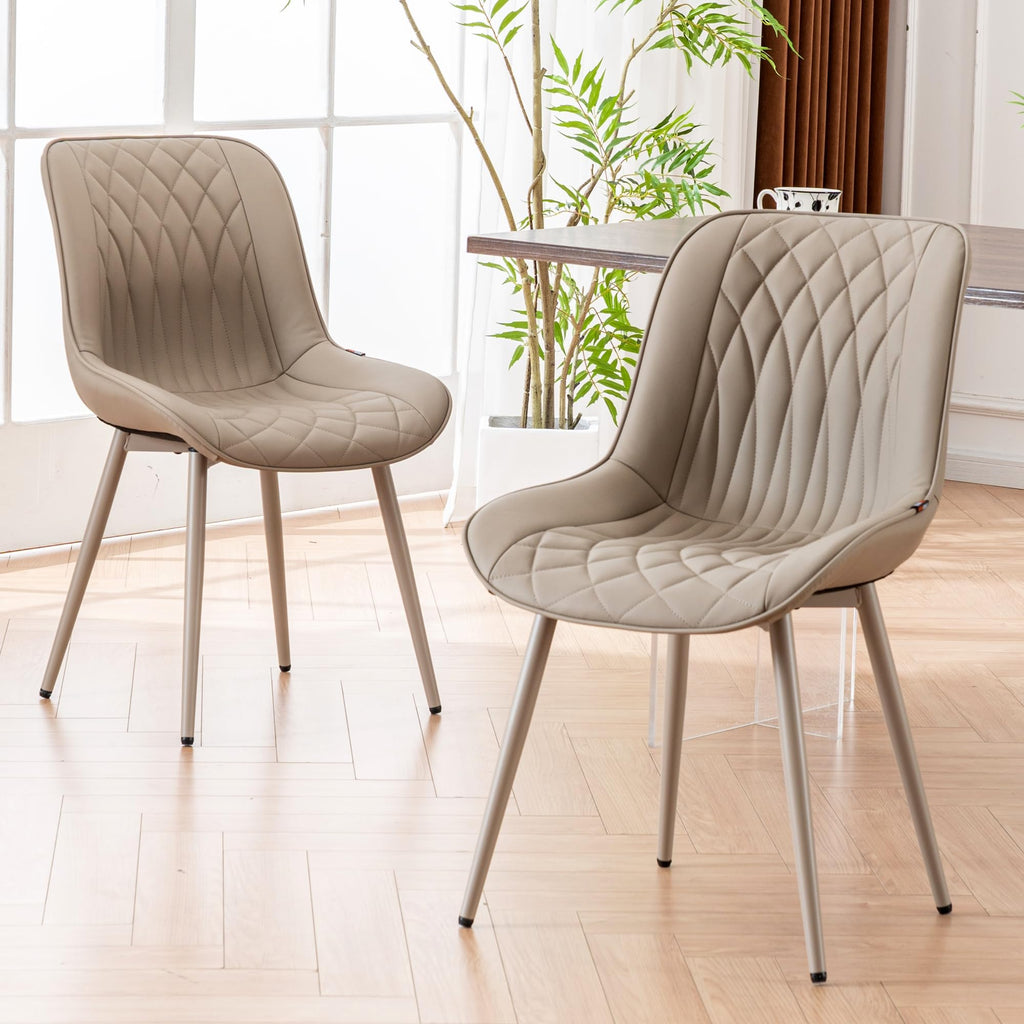 YOUNIKE Dining Chairs Set of 2 Kitchen & Dining Room Chairs Modern Green