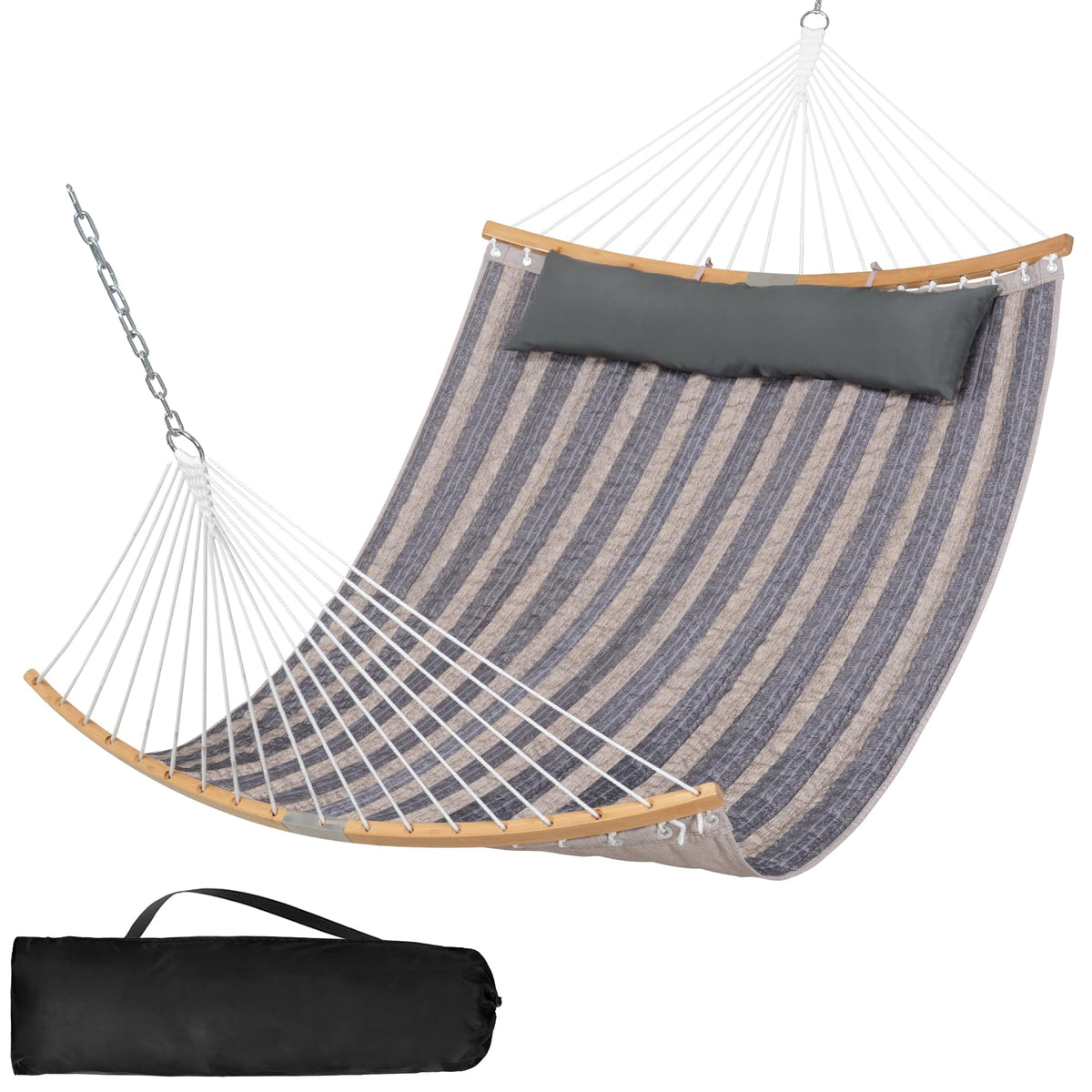 SUNCREAT Hammocks Hanging Tree Hammock for Outdoor, Large Replacement Hammock for Stand, Navy Blue