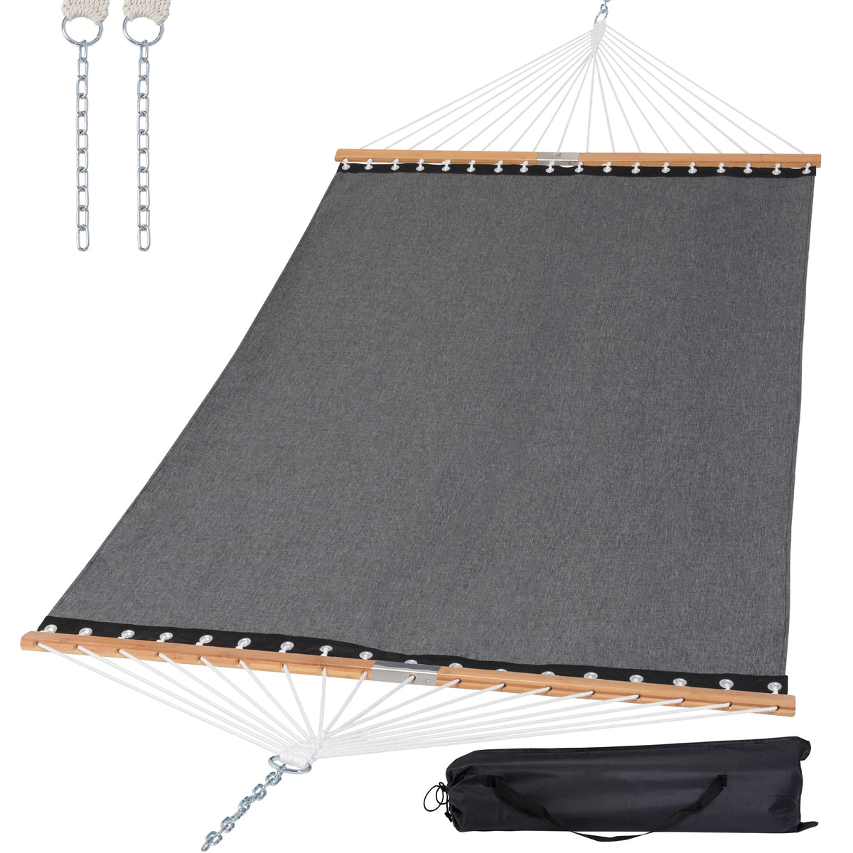 SUNCREAT Hammocks 15 FT Quick Dry Hammock, 450 lbs Capacity, Blue
