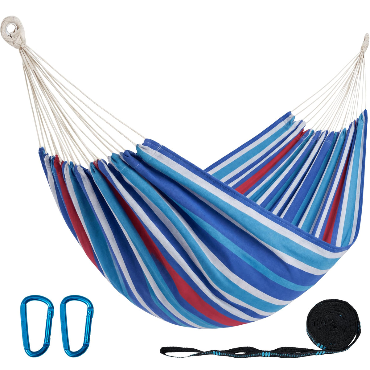Family 2 Person Hammock for Outside, Replacement for Stand, Tree Hammock