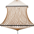 GAFETE Rope Hammock for Outside 2 Person, Handwoven (Natural Beige, Medium)