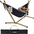 Wise Owl Outfitters Adjustable Portable Hammock Stand, 440lb Capacity