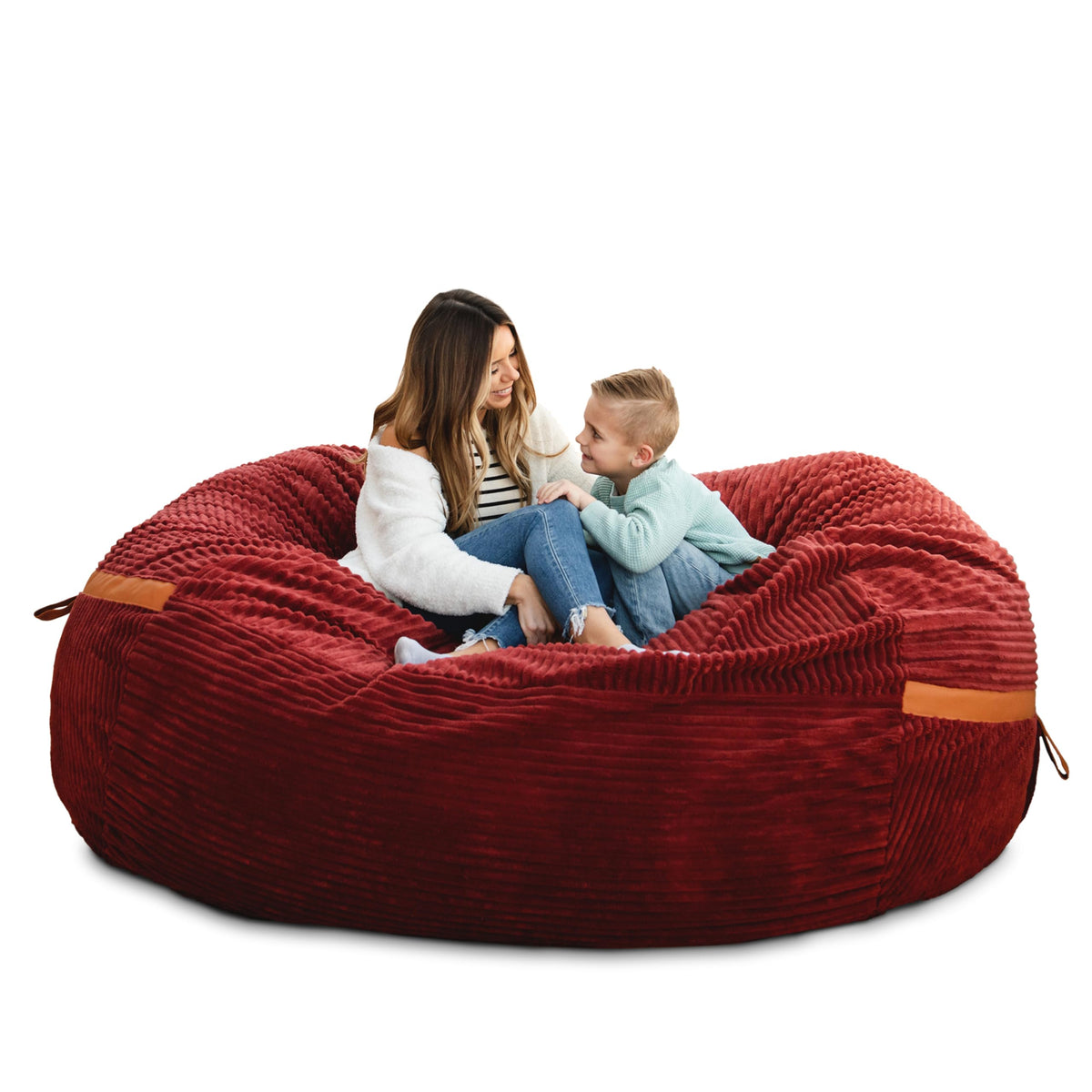 Big Joe Turnabout 3-in-1 Convertible Kids Bean Bag Chair, Midnight Blue