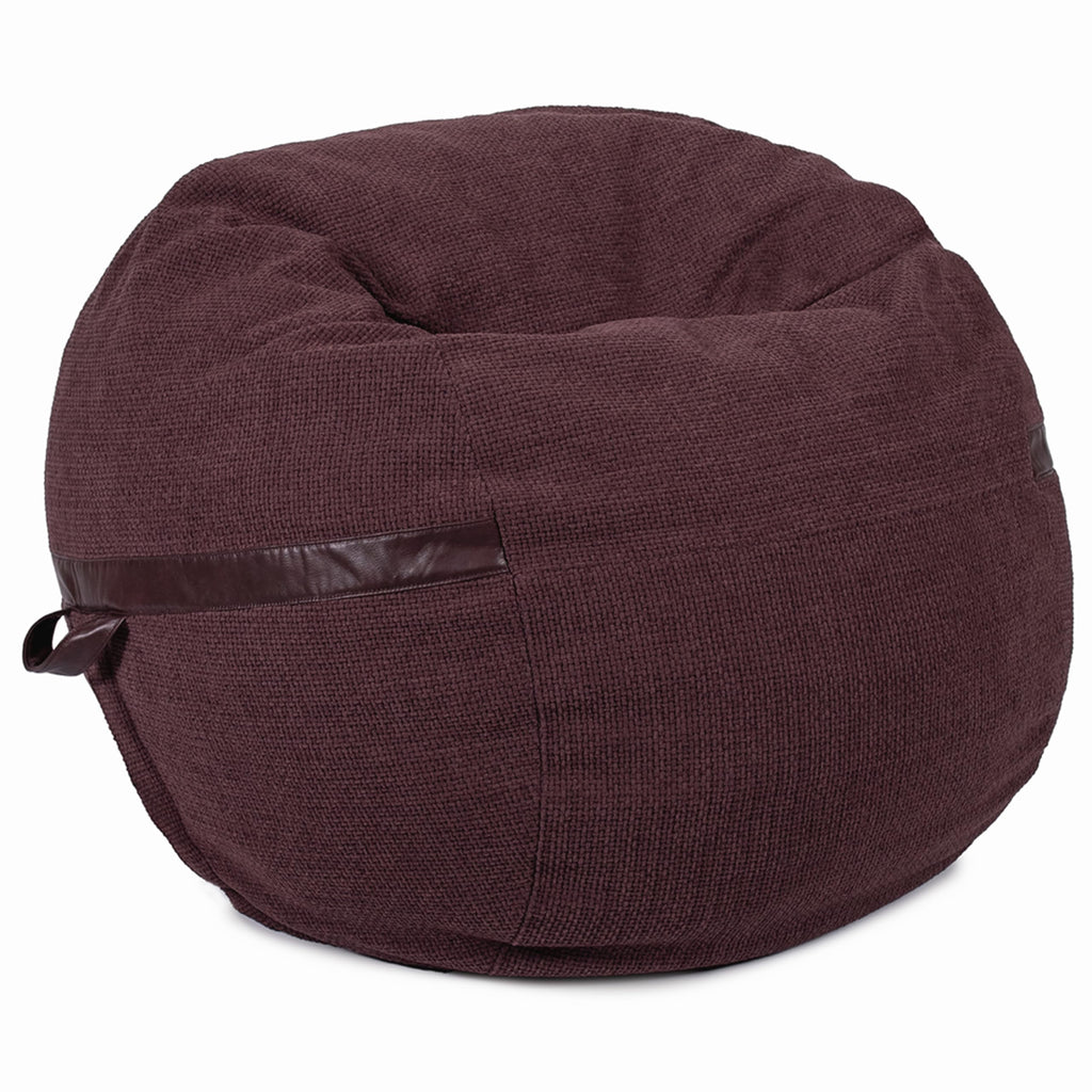 Big Joe Turnabout 3-in-1 Convertible Kids Bean Bag Chair, Midnight Blue