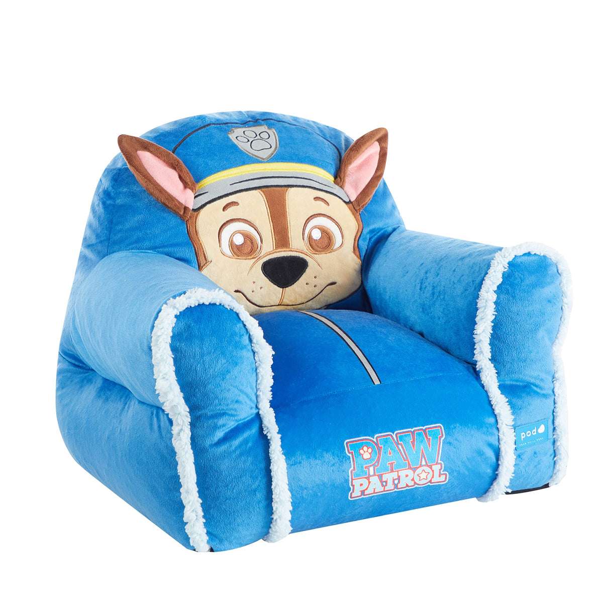 Disney Stitch Figural Bean Bag Sofa Chair with Armrests, Soft & Comfortable Kids Lounge Chair for Bedroom & Playroom, Ages 3+