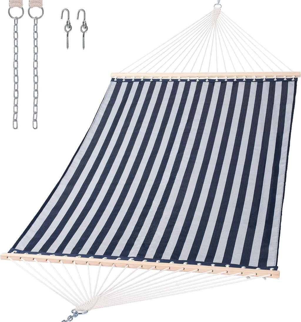 SUNCREAT Hammocks 15 FT Quick Dry Hammock, 450 lbs Capacity, Blue
