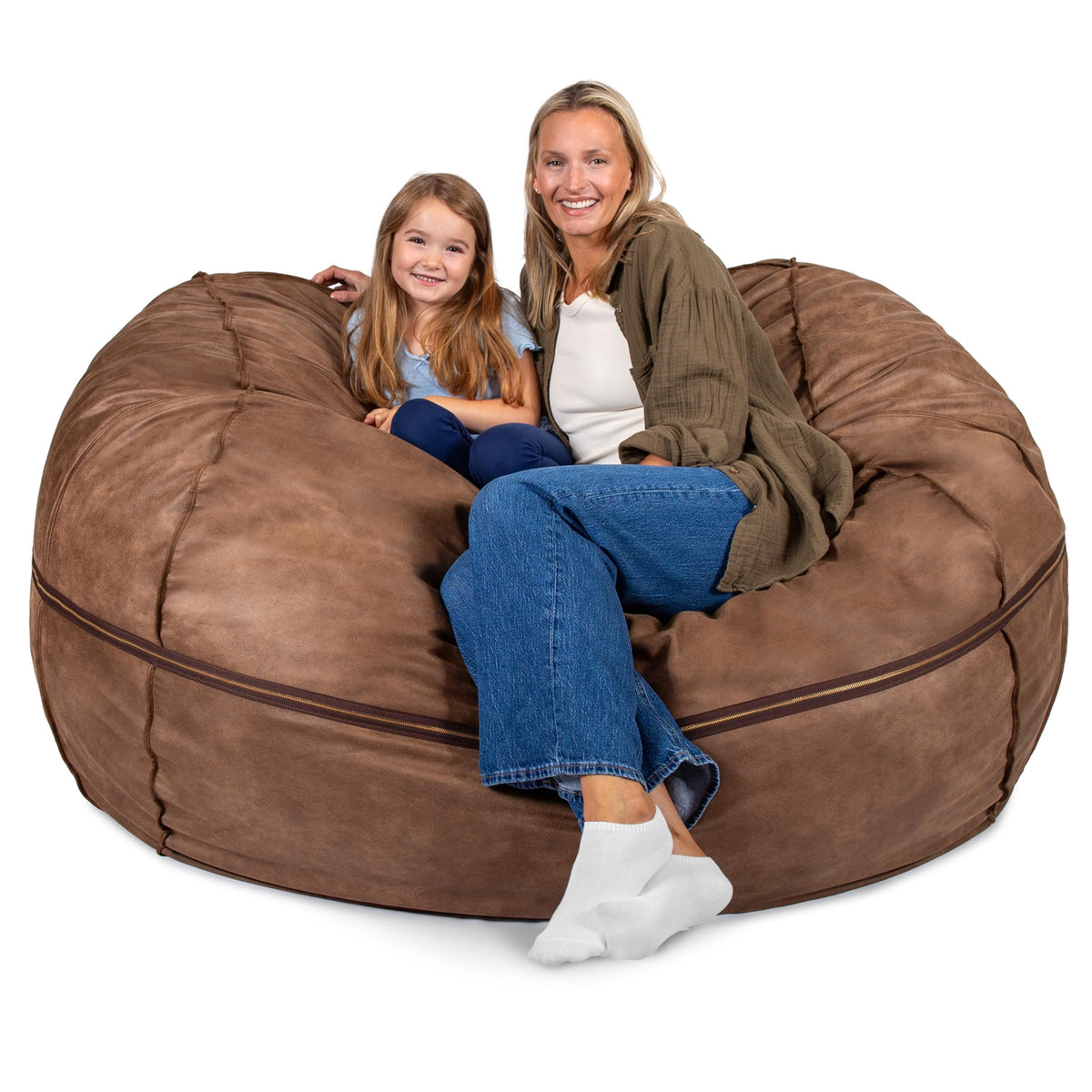 Big Joe Turnabout 3-in-1 Convertible Kids Bean Bag Chair, Midnight Blue