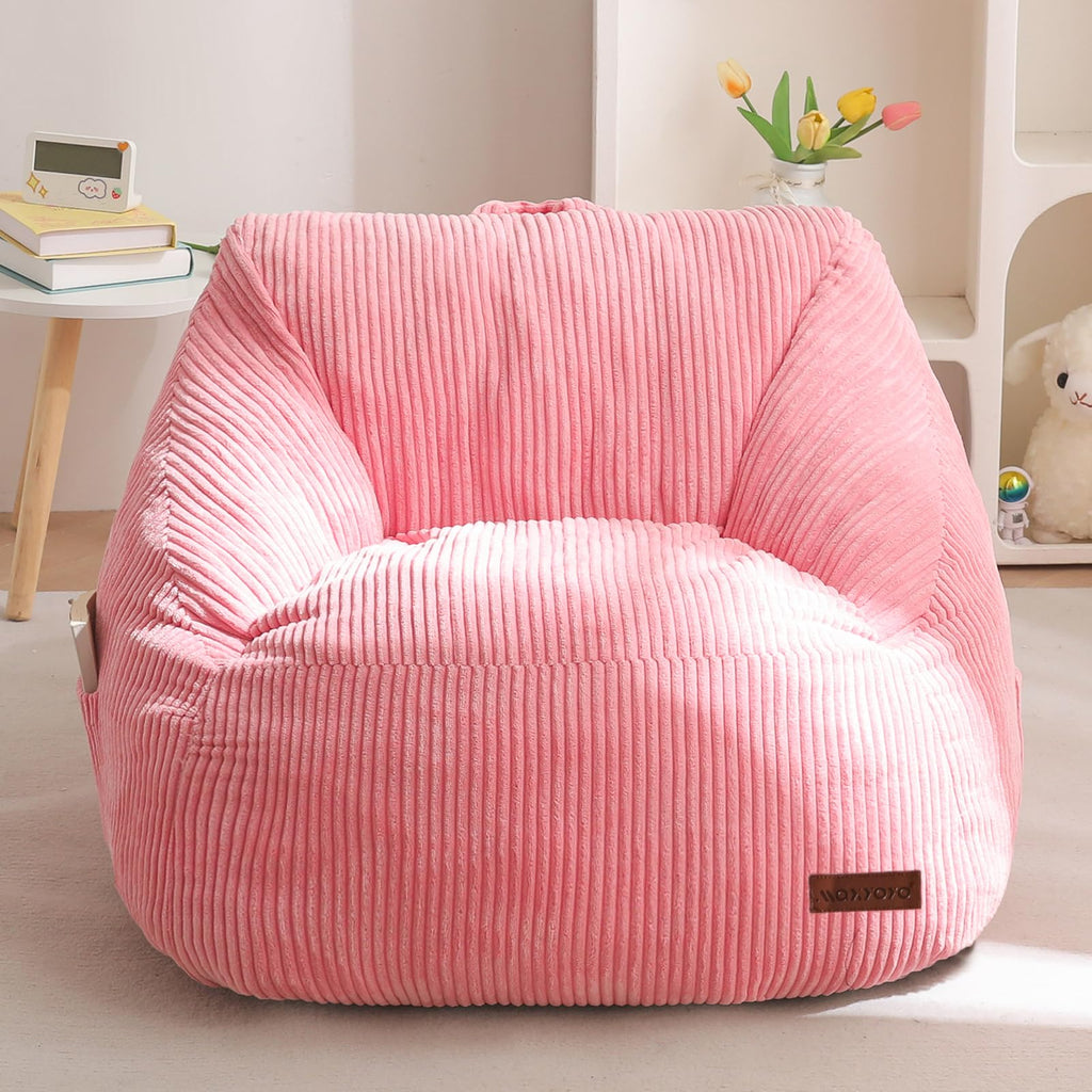 MAXYOYO Kids Bean Bag Chair, Convenient Bean Bag Sofa with Handle