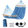 SUNCREAT Hammocks Double Hammock with Curved Spreader Bar, Dark Gray