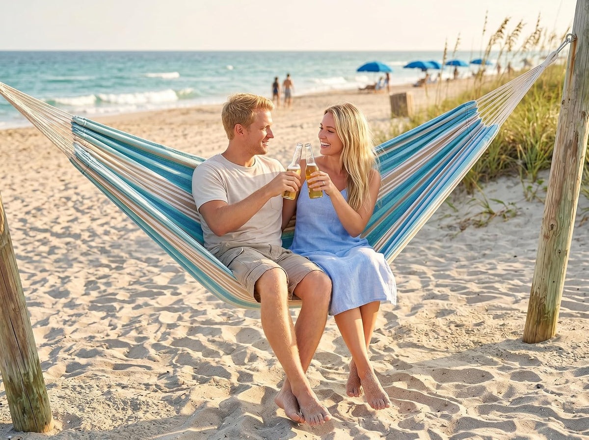INNO STAGE Extra Large Double Hammock with Tree Straps, Carry Bag