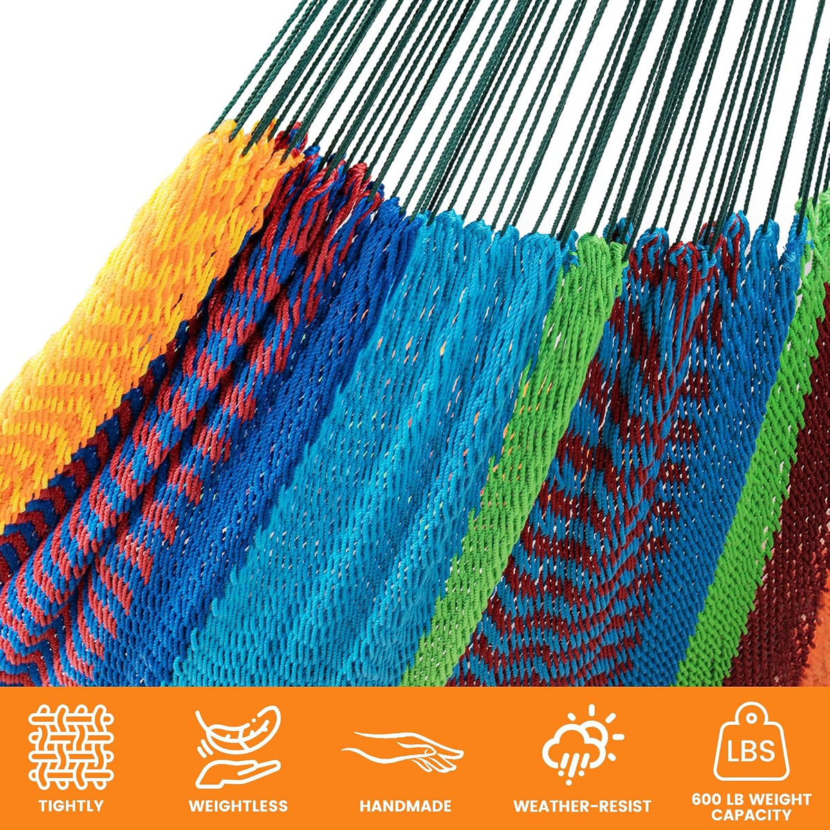 Lazy Daze Mayan Hammock with Heavy Duty Steel Stand