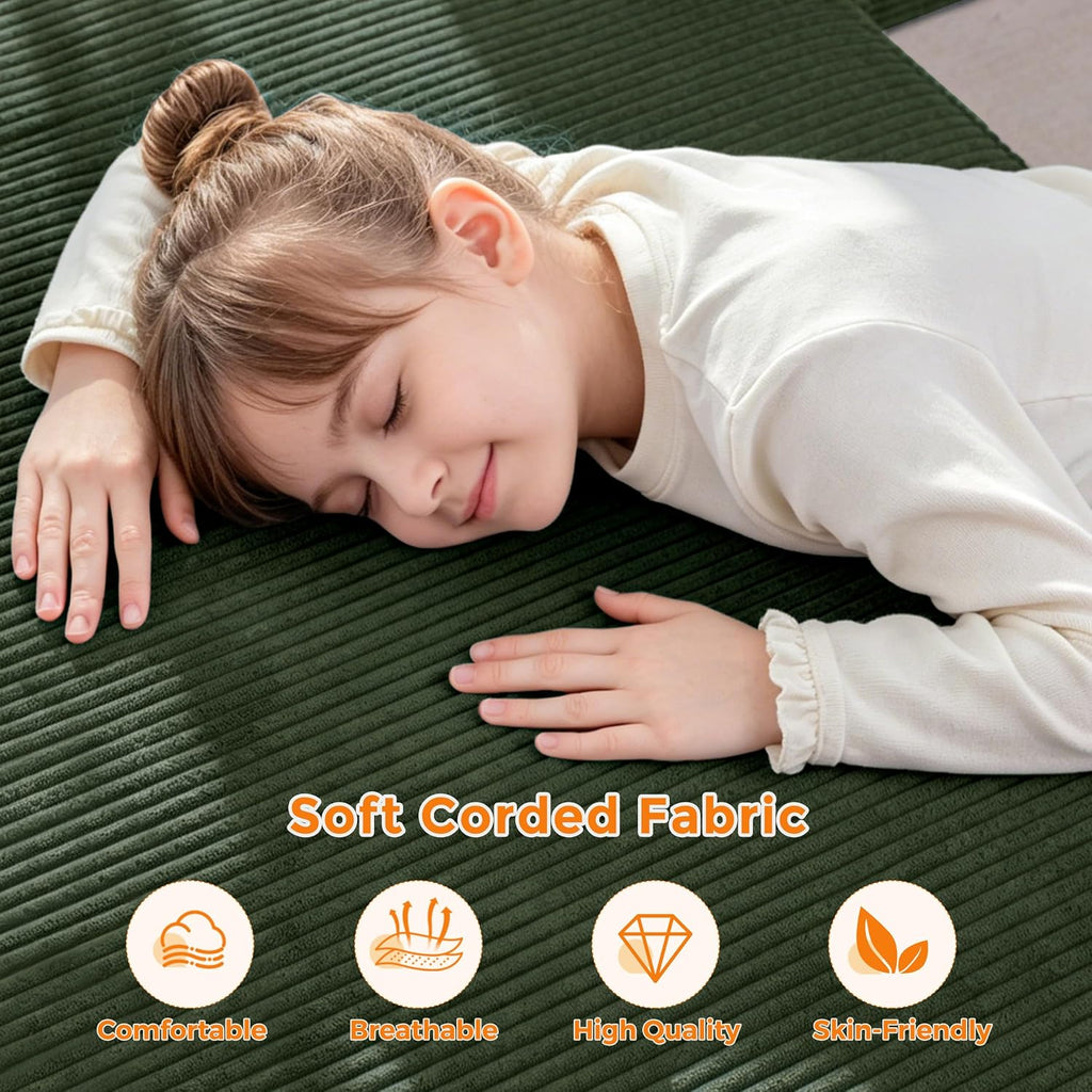 MAXYOYO Convertible Sofa Bed for Boys and Girls, Floor Kids Bean Bag Chair