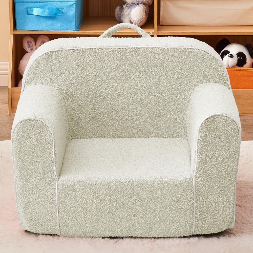 DAICO Kids Bean Bag Chair with Armrests & Side Pocket for 3-6 Years Old