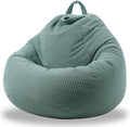 ENBAOHUI 3 Ft Bean Bag Chair Cover (No Filler) Stuffed Animal Storage Bean Bag Cover for Pets Dogs/Cats Bed Corduroy Stuffed for Organizing Plush Toys