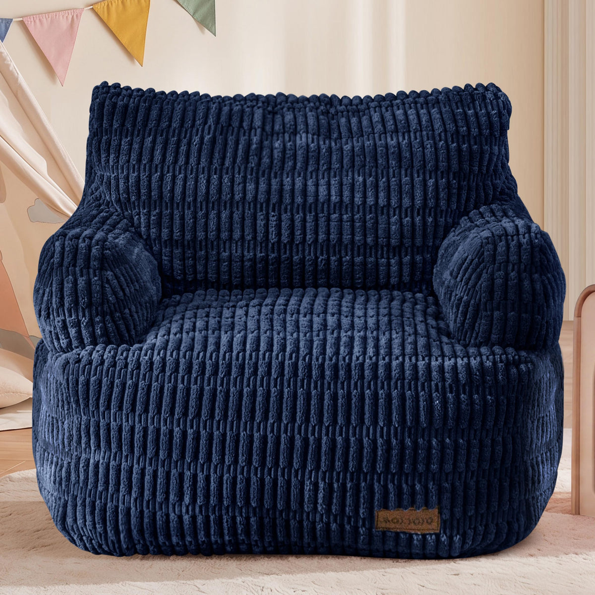 MAXYOYO Kids Bean Bag Chair, Comfy Bean Bag Sofa with Filler